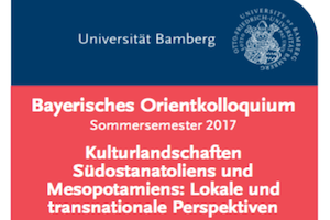 Towards entry "Announcement of a Lecture Series: Bavarian Orient Colloquium"